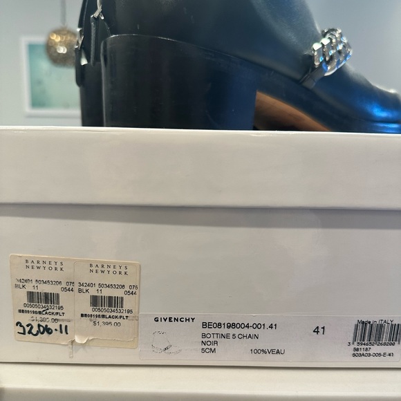 Givenchy Laura Chain Strap Ankle Boots - Picture 2 of 8